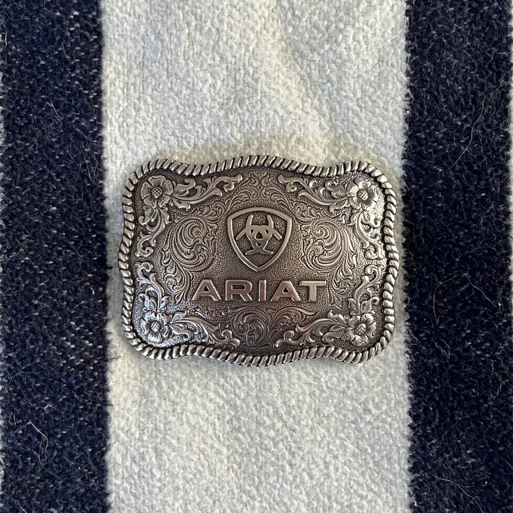 Ariat, silver, small buckle